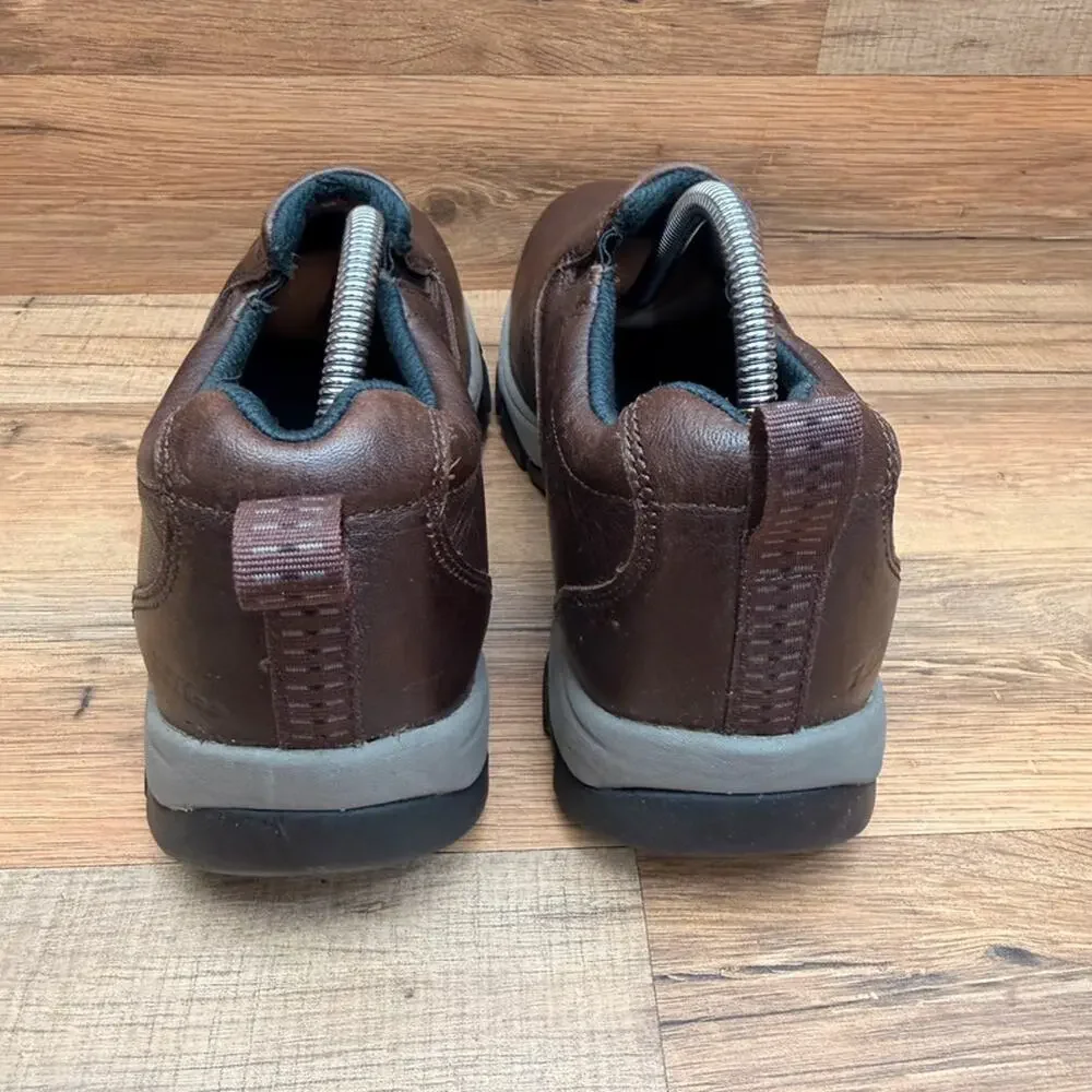 L.L. Bean  Women's 7.5 Tek 2.5 Slip On Brown Leather Waterproof Vibram Shoes